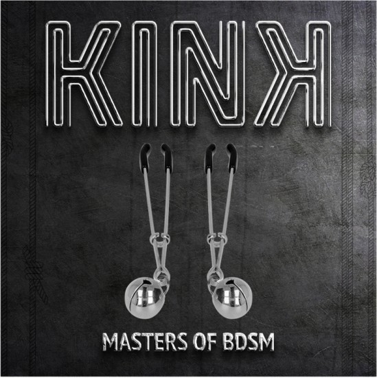 Kink Nipple Grip KINK - THIN BELL NIPPLE CLAMPS SILVER 7 CM