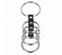 Kink Ring Power KINK - 5 PENIS RINGS 3.7 CM TO 5 CM METAL CONNECTED BY LEATHER