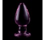 Nebula Series By Ibiza MODEL 3 ANAL PLUG BOROSILICATE GLASS PINK 11 CM -O- 5 CM