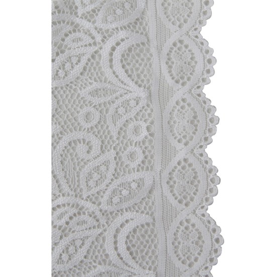 Subblime Bodystockings SUBBLIME - 953850 LACE BODYSUIT WHITE S/M