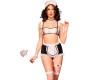 Chilirose Costumes CHILIROSE - CR 4846 MAID COSTUME L/XL