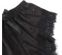 Subblime Sets SUBBLIME - 953935 CASUAL SILK NIGHTGOWN + LACE PANTS BLACK S/M