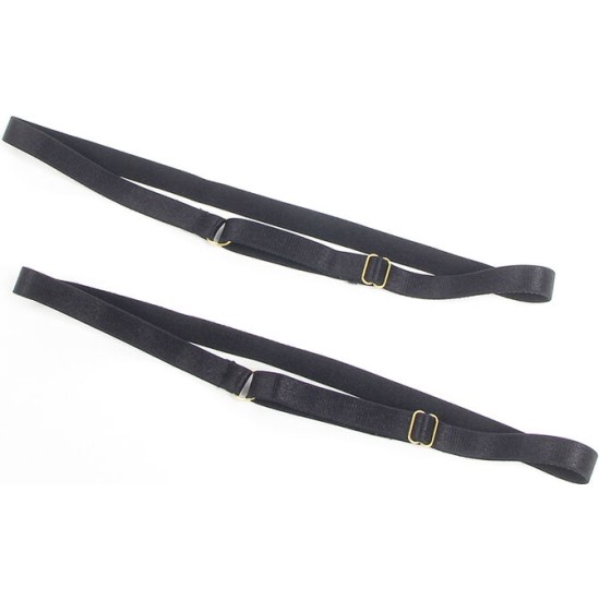 Subblime Dresses SUBBLIME - 954451 SEXY MESH DRESS LEATHER BLACK L/XL