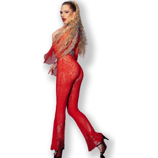 Chilirose Sets CHILIROSE - CR 4648 TOP & PANT RED S/L