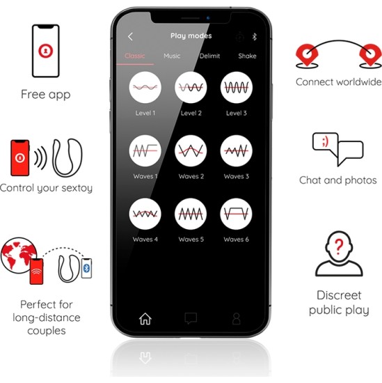 Oninder NAIROBI VIBRATING EGG PINK - FREE APP