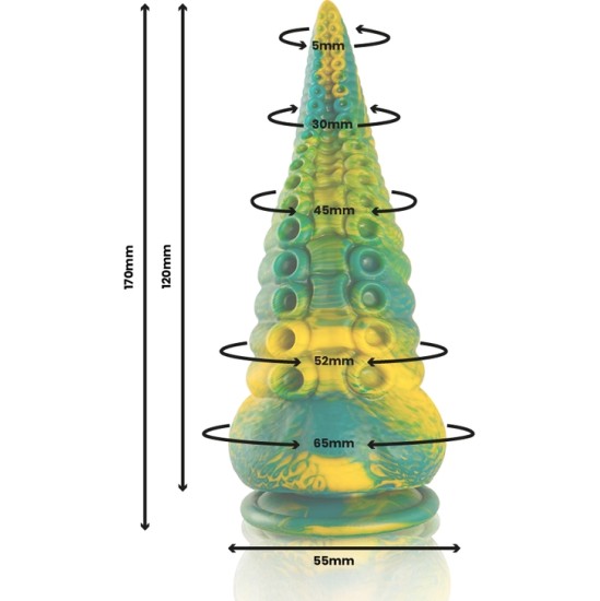 Epic CETUS GREEN TENTACLE DILDO SMALL SIZE