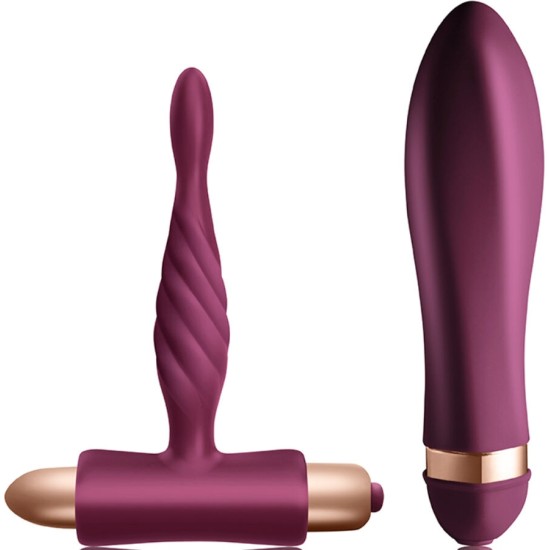 Climaximum DARE KIT TWISTED VIBRATOR + ANAL PLUG BEGINNER