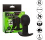 Calexotics ROCK BOTTOM ANAL PLUG 10 VIBRATIONS SILICONE BLACK