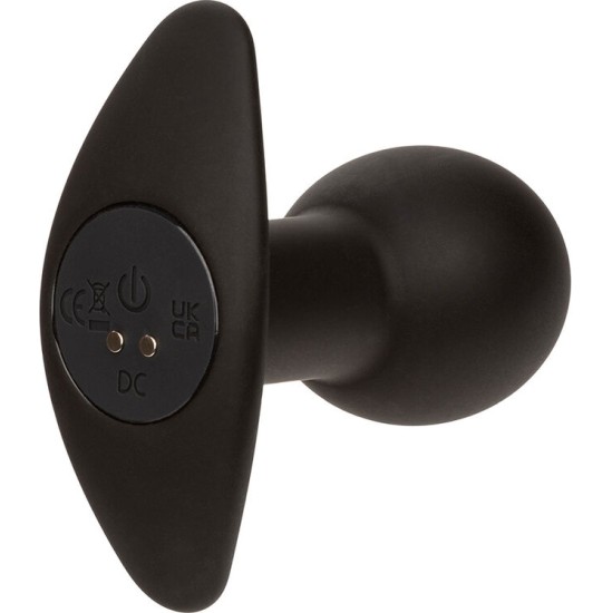 Calexotics ROCK BOTTOM ANAL PLUG 10 VIBRATIONS SILICONE BLACK