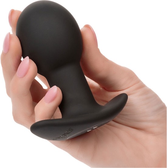 Calexotics ROCK BOTTOM ANAL PLUG 10 VIBRATIONS SILICONE BLACK