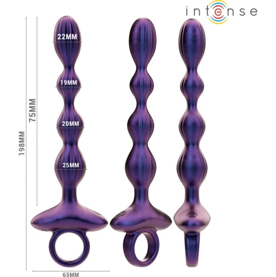 Intense Anal Toys INTENSE - JACKIE VIBRATING ANAL PLUG MODEL 1 REMOTE CONTROL