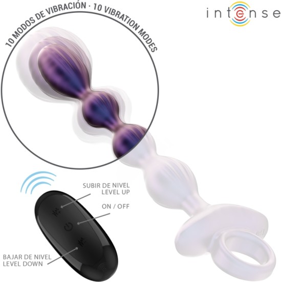 Intense Anal Toys INTENSE - JACKIE VIBRATING ANAL PLUG MODEL 1 REMOTE CONTROL