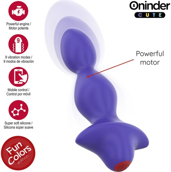 Oninder Cute LOVE BUTT VIBRATING ANAL PLUG DILATOR - FREE WORLDWIDE APP