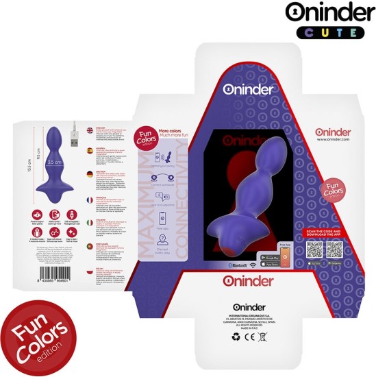 Oninder Cute LOVE BUTT VIBRATING ANAL PLUG DILATOR - FREE WORLDWIDE APP