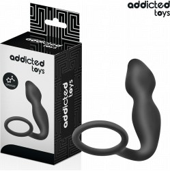 Addicted Toys ANAL PLUG WITH RING SILICONE MODEL 2