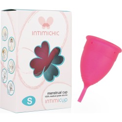 Intimichic MENSTRUAL CUP MEDICAL GRADE SILICONE - SIZE S