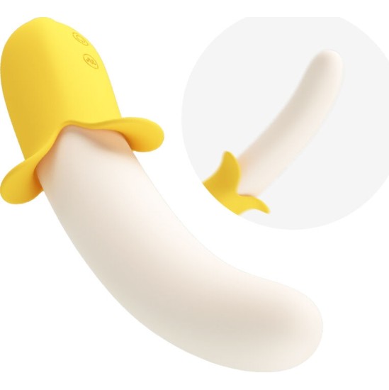 Pretty Love BANANA GEEK SUPER POWER 7 VIBRATIONS UP&DOWN SILICONE BLACK