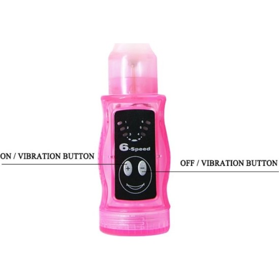 Baile Stimulating BAILE - DISTORTION TRIPLE PINK STIMULATOR