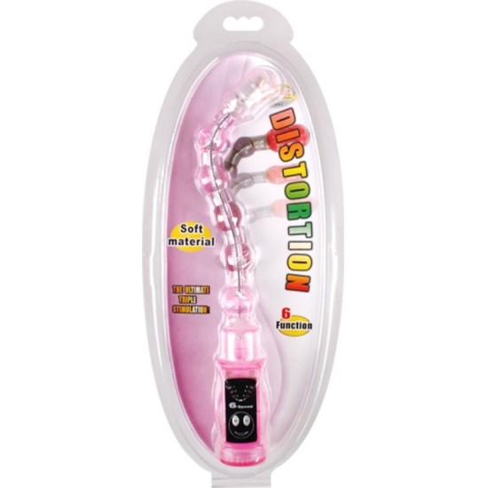Baile Stimulating BAILE - DISTORTION TRIPLE PINK STIMULATOR