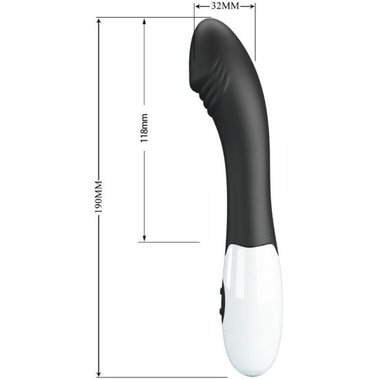 Pretty Love Flirtation PRETTY LOVE - ELEMENTAL G-SPOT VIBRATOR 30 MODES BLACK