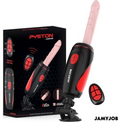 Jamyjob PYSTON BASE AUTOMATIC MASTURBATOR WITH REMOTE CONTROL DILDO