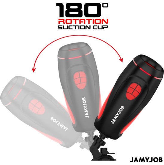 Jamyjob PYSTON BASE AUTOMATIC MASTURBATOR WITH REMOTE CONTROL DILDO