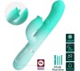 Pretty Love Flirtation PRETTY LOVE - GIGI MULTIFUNCTION RABBIT VIBRATOR AQUA GREEN