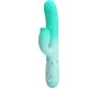 Pretty Love Flirtation PRETTY LOVE - GIGI MULTIFUNCTION RABBIT VIBRATOR AQUA GREEN