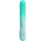 Pretty Love Flirtation PRETTY LOVE - GIGI MULTIFUNCTION RABBIT VIBRATOR AQUA GREEN
