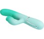 Pretty Love Flirtation PRETTY LOVE - GIGI MULTIFUNCTION RABBIT VIBRATOR AQUA GREEN
