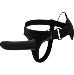 Pretty Love Male PRETTY LOVE - VITO STRAP ON WITH HOLLOW DILDO AND VIBRATION 17.3 CM