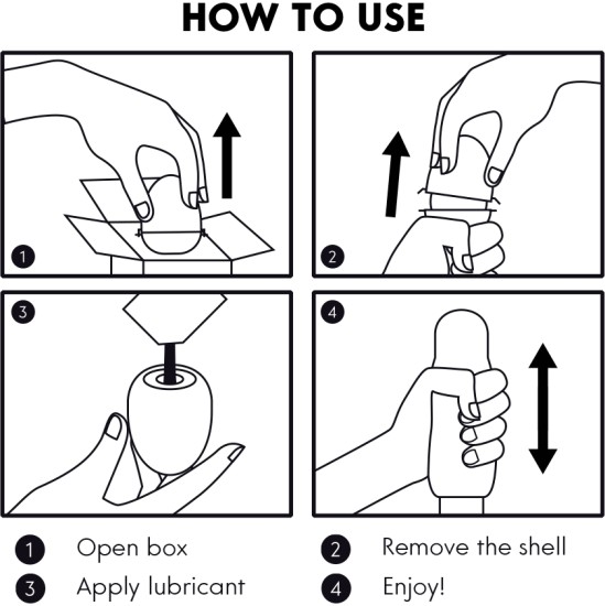 Jamyjob EGG MASTURBATOR RED VERSION DISCRETT