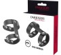 Darkness Bondage DARKNESS - LEATHER ADJUSTABLE PENIS AND TESTICLE RING