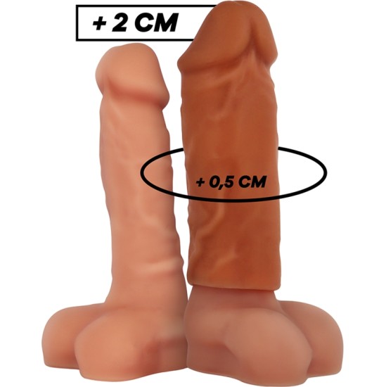 Virilxl LIQUID SILICONE V3 BROWN PENIS EXTENSION