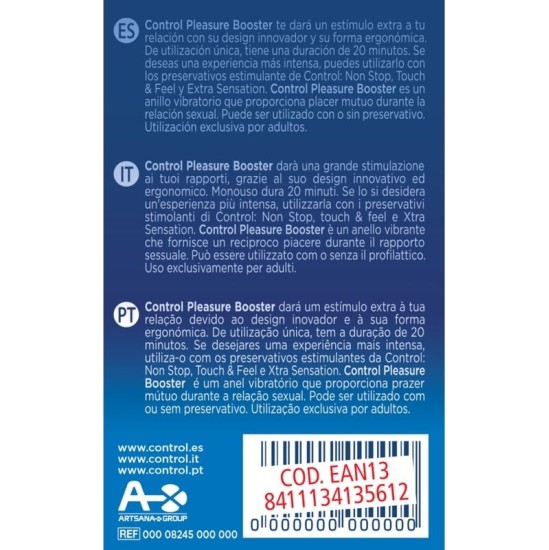 Control Toys CONTROL - PLEASURE BOOSTER VIBRATOR RING