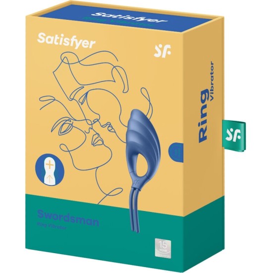 Satisfyer Ring SATISFYER - SWORDSMAN RING VIBRATOR BLUE