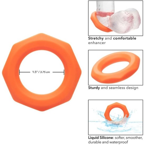 Calexotics ALPHA SEXAGON RING ORANGE