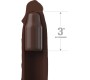 Fantasy X-Tensions FANTASY X- TENSIONS - PIPEDREAMS SLEEVE 22,86 CM + 7,62 CM PLUG BROWN
