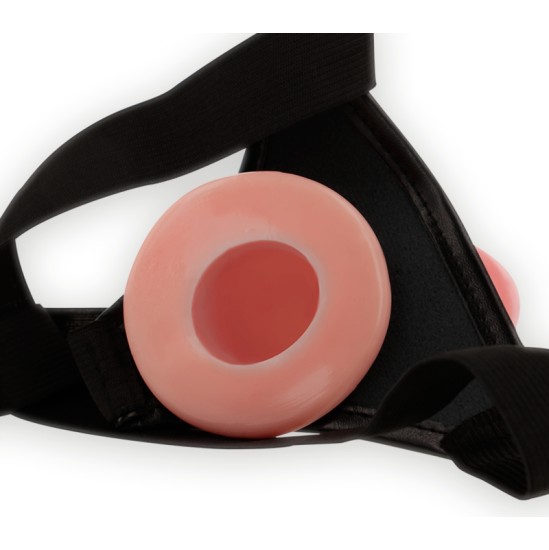 Intense Couples Toys INTENSE - HOLLOW HARNESS WITH DILDO 16 X 3 CM