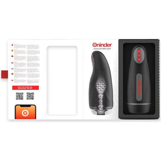 Oninder SEOUL RECHARGEABLE MALE MASTURBATOR 10 SPEED - FREE APP