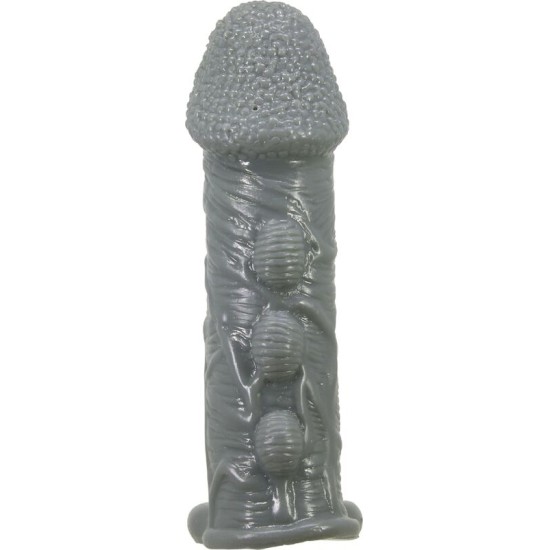 Pretty Love REALISTIC PENIS ENLARGER AND DELAY SLEEVE GREY