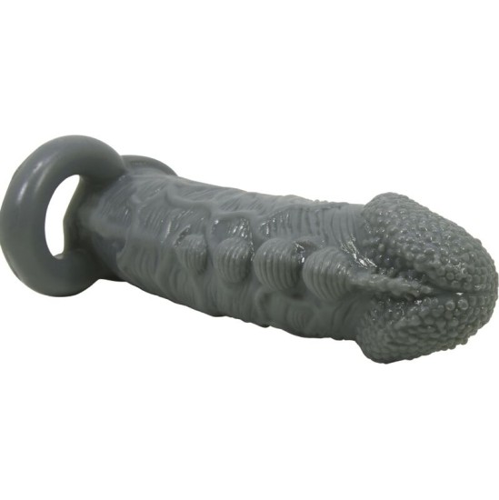 Pretty Love REALISTIC PENIS ENLARGER AND DELAY SLEEVE GREY