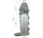Pretty Love REALISTIC PENIS ENLARGER AND DELAY SLEEVE GREY