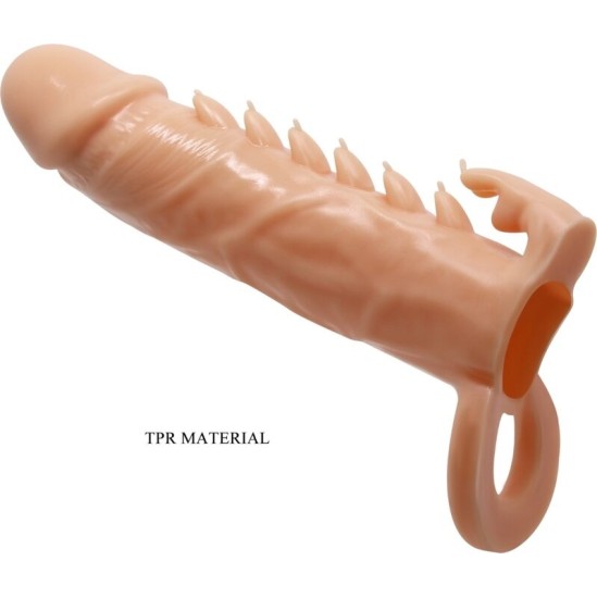 Pretty Love EMMIT PENIS SLEEVE + CLITORIS STIMULATOR FLESH