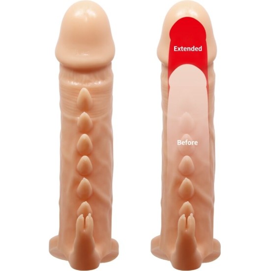 Pretty Love EMMIT PENIS SLEEVE + CLITORIS STIMULATOR FLESH