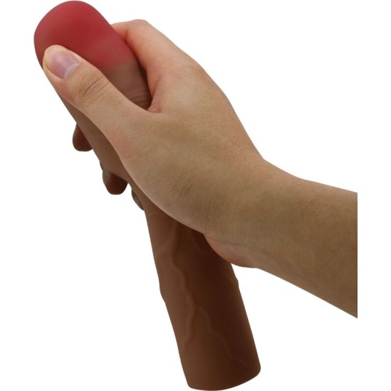 Pretty Love KYLIAN PENIS SLEEVE WITH 7.6 CM EXTENSION MULATTO