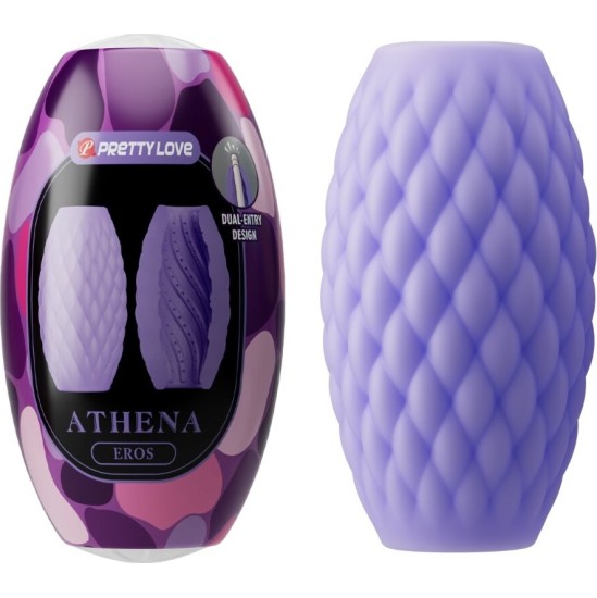 Pretty Love ATHENA EROS SILICONE MALE MASTURBATOR PURPLE