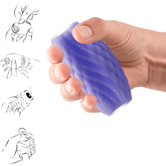 Pretty Love ATHENA EROS SILICONE MALE MASTURBATOR PURPLE