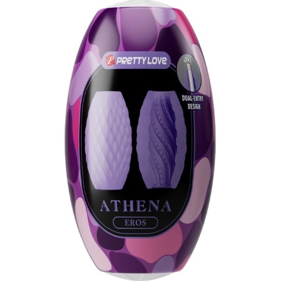 Pretty Love ATHENA EROS SILICONE MALE MASTURBATOR PURPLE