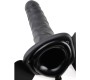 Fetish Fantasy Series 19 CM VIBRATING HOLLOW STRAP-ON BLACK